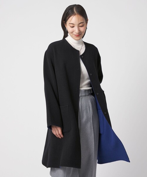 セール】リバーシブル Aラインコート ＜A DAY IN THE LIFE＞（ノー