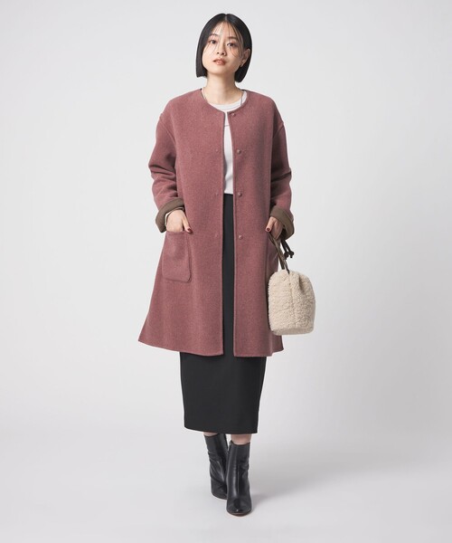 セール】リバーシブル Aラインコート ＜A DAY IN THE LIFE＞（ノー