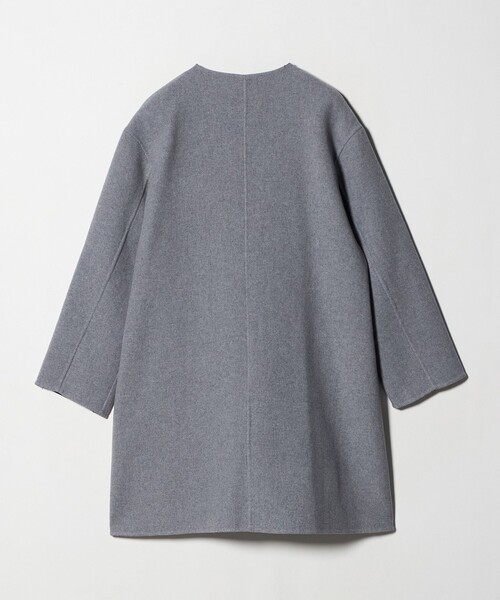 A DAY IN THE LIFE UNITED ARROWS(アデイインザライフユナイテッドアローズ)の「リバーシブル Aラインコート <A DAY IN THE LIFE>(ノーカラーコート・レディース・モカ/ネイビー/ブラック/ライトグレー・FREE)」の18枚目の写真