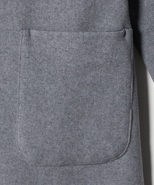 A DAY IN THE LIFE UNITED ARROWS(アデイインザライフユナイテッドアローズ)の「リバーシブル Aラインコート <A DAY IN THE LIFE>(ノーカラーコート・レディース・モカ/ネイビー/ブラック/ライトグレー・FREE)」の21枚目の写真