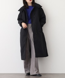 ノーカラーコート シャツワンピース ノーカラー ロングシャツ