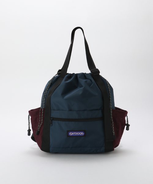 OUTDOOR PRODUCTS（アウトドアプロダクツ）の「OUTDOOR PRODUCTS ex BACKPACK TOTE（ショルダーバッグ・レディース・ブラック/ネイビー・FREE）」の6枚目の写真