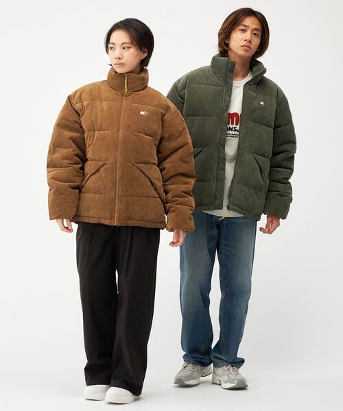 tommy jeans（トミー ジーンズ）の「コーデュロイパッファーエクストリームジャケット（ダウンジャケット/コート・メンズ・グリーン/ブラウン系その他・MEDIUM/SMALL/LARGE/X-LARGE）」の6枚目の写真