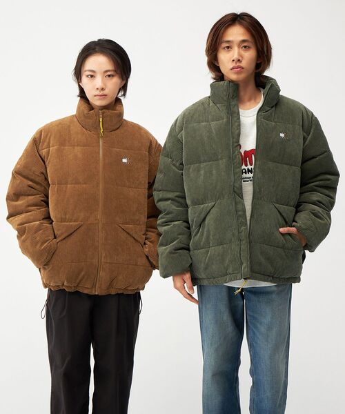 tommy jeans（トミー ジーンズ）の「コーデュロイパッファーエクストリームジャケット（ダウンジャケット/コート・メンズ・グリーン/ブラウン系その他・MEDIUM/SMALL/LARGE/X-LARGE）」の8枚目の写真
