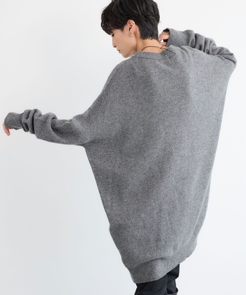 BARNYARDSTORM（バンヤードストーム）の「BARNYARDSTORM / ウールチュニックニット（ニット/セーター・レディース・グレー/ブラック・FREE）」の15枚目の写真