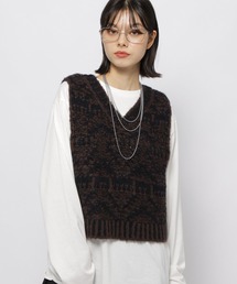 niko and...（ニコアンド）の「2WAYジャガードベスト（ベスト）」