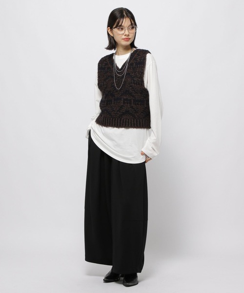 セール】2WAYジャガードベスト（ベスト）｜niko and（ニコアンド