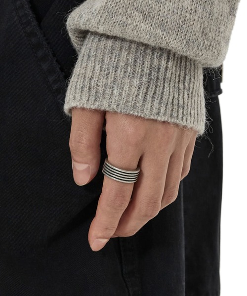 OY（オーワイ）の「『OY/オーワイ』GRINDLINE RING/グラインドラインリング（リング・レディース・シルバー・S/M）」の3枚目の写真