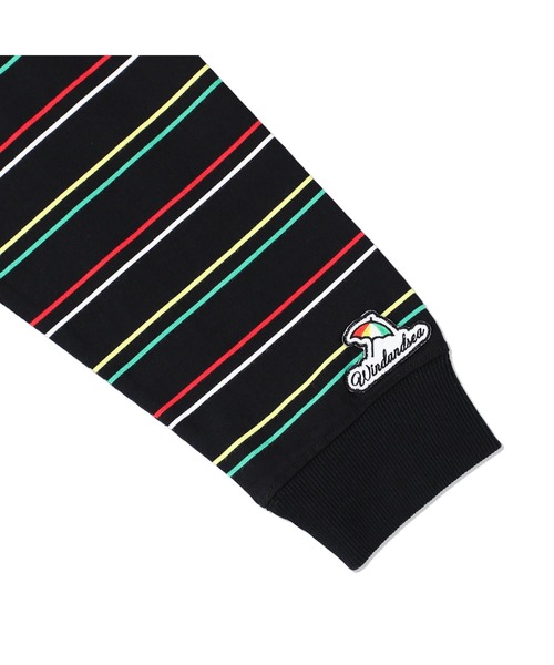 WIND AND SEA(ウィンダンシー)の「ARNOLD PALMER x WDS L/S Multi Border Tee(Tシャツ/カットソー・メンズ・グリーン/ブラック・L/XL)」の8枚目の写真