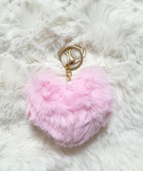 GOLDS♡タグ付き♡ハートバックル♡チェーン♡ファーレッグカバー♡黒