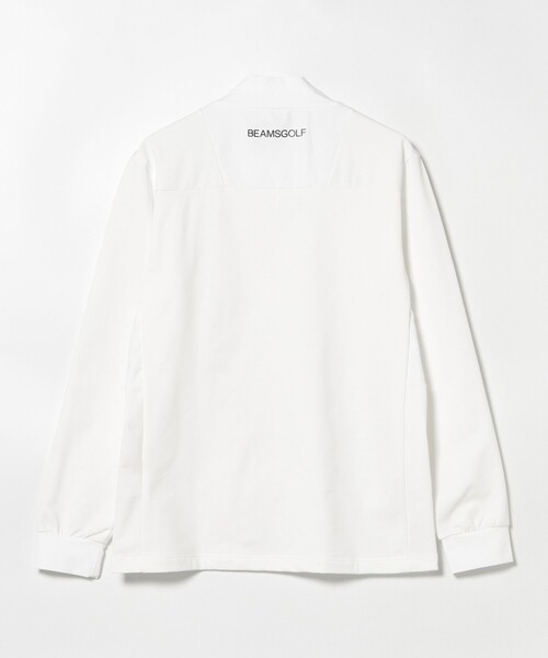 BEAMS GOLF(ビームスゴルフ)の「〈MEN〉ORANGE LABEL / ストレッチ 裏起毛 モックネックシャツ(Tシャツ/カットソー・メンズ・チャコールグレー/ブラック/ホワイト・S/M/L/XL)」の5枚目の写真