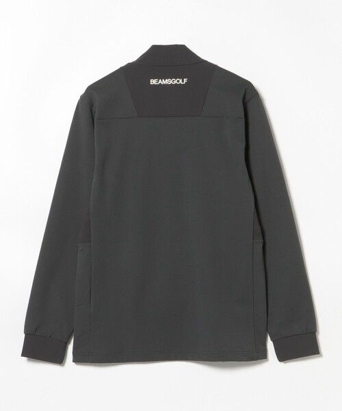 BEAMS GOLF(ビームスゴルフ)の「〈MEN〉ORANGE LABEL / ストレッチ 裏起毛 モックネックシャツ(Tシャツ/カットソー・メンズ・チャコールグレー/ブラック/ホワイト・S/M/L/XL)」の10枚目の写真