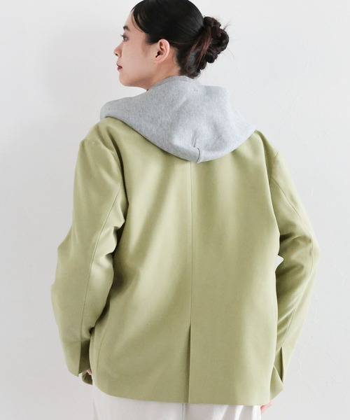 RAGEBLUE（レイジブルー）の「細コールテーラードジャケット/セットアップ対応（テーラードジャケット・レディース・ネイビー/グリーン・FREE）」の7枚目の写真