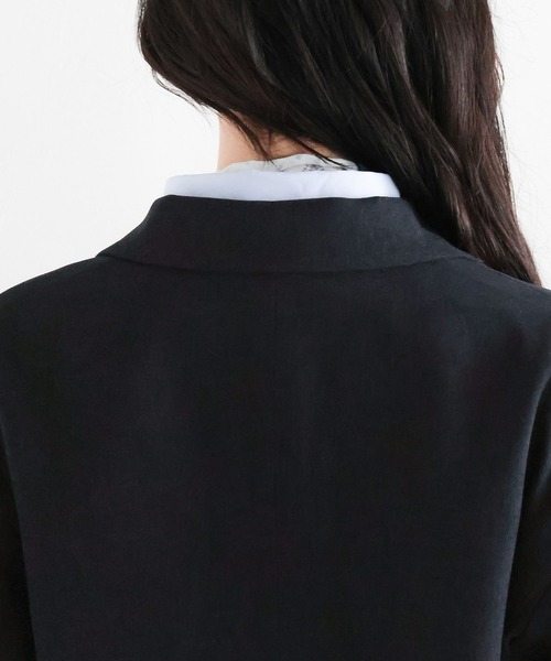 RAGEBLUE（レイジブルー）の「細コールテーラードジャケット/セットアップ対応（テーラードジャケット・レディース・ネイビー/グリーン・FREE）」の16枚目の写真