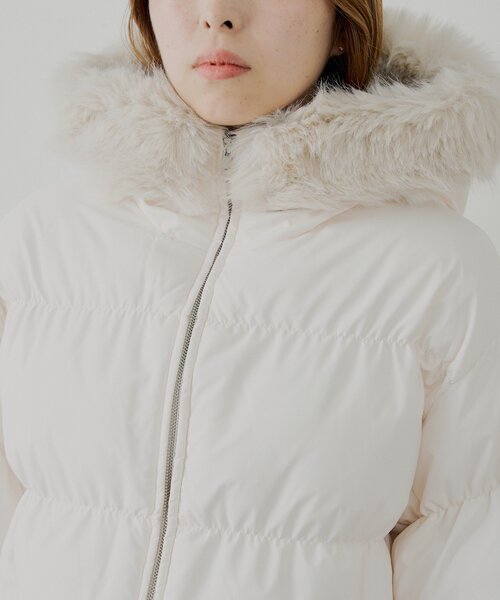 新色追加】ファー取り外しミドルルーズ中綿ブルゾン（その他アウター