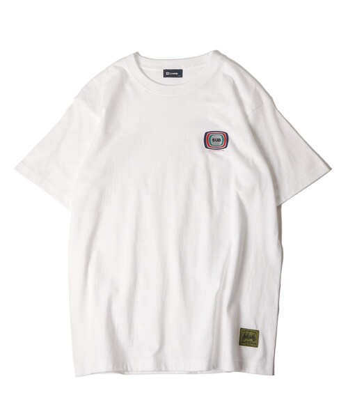 Subciety(サブサエティ)の「Broadcasting tee(Tシャツ/カットソー・メンズ・ブラック/オレンジ/ホワイト・SMALL/MEDIUM/LARGE/X-LARGE/XX-LARGE)」の11枚目の写真
