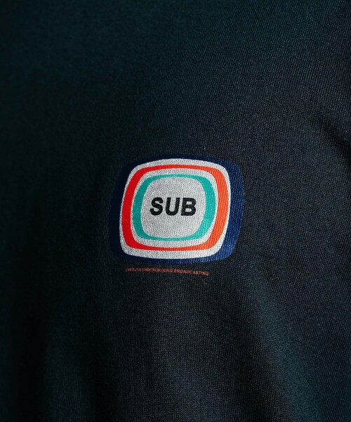 Subciety(サブサエティ)の「Broadcasting tee(Tシャツ/カットソー・メンズ・ブラック/オレンジ/ホワイト・SMALL/MEDIUM/LARGE/X-LARGE/XX-LARGE)」の15枚目の写真