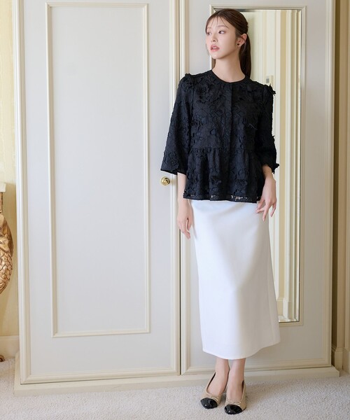 TOCCA（トッカ）の「TINY RIBBON RAIN PUMPS レインパンプス（パンプス・レディース・アイボリー系/ベージュ系/ブラック系・35/36/37/38/39）」の11枚目の写真