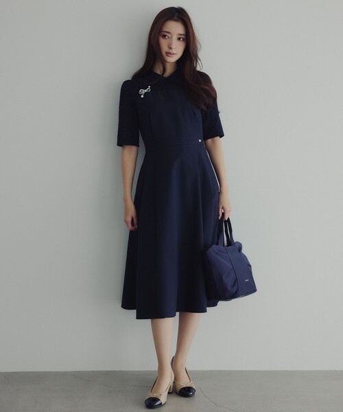 TOCCA（トッカ）の「TINY RIBBON RAIN PUMPS レインパンプス（パンプス・レディース・アイボリー系/ベージュ系/ブラック系・35/36/37/38/39）」の7枚目の写真