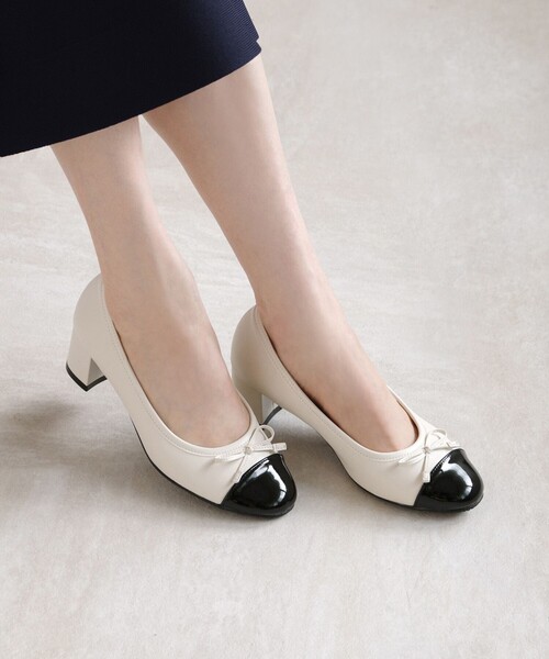 TOCCA（トッカ）の「TINY RIBBON RAIN PUMPS レインパンプス（パンプス・レディース・アイボリー系/ベージュ系/ブラック系・35/36/37/38/39）」の15枚目の写真