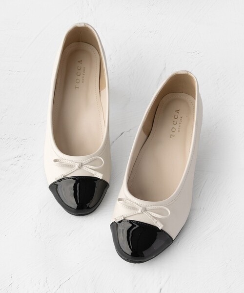 TOCCA（トッカ）の「TINY RIBBON RAIN PUMPS レインパンプス（パンプス・レディース・アイボリー系/ベージュ系/ブラック系・35/36/37/38/39）」の12枚目の写真