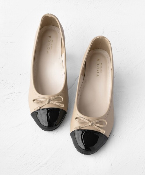 TOCCA（トッカ）の「TINY RIBBON RAIN PUMPS レインパンプス（パンプス・レディース・アイボリー系/ベージュ系/ブラック系・35/36/37/38/39）」の20枚目の写真