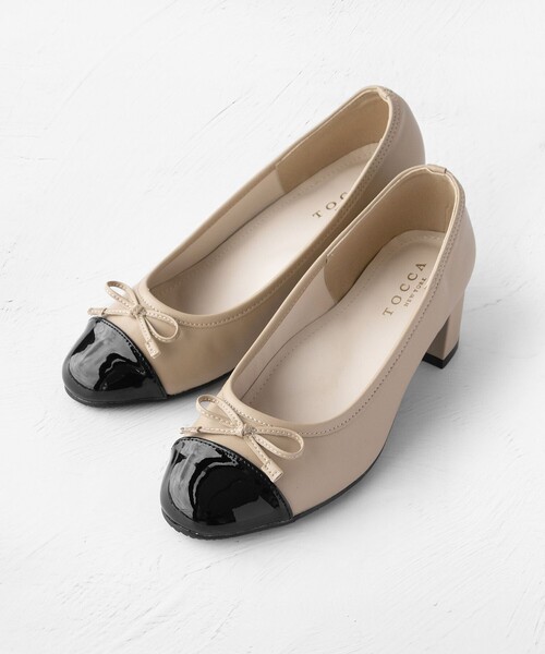 TOCCA（トッカ）の「TINY RIBBON RAIN PUMPS レインパンプス（パンプス・レディース・アイボリー系/ベージュ系/ブラック系・35/36/37/38/39）」の19枚目の写真