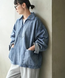 solamonat poche（ソラモナポッシェ）の「デニムフィッシャーマンプルオーバー（シャツ/ブラウス）」
