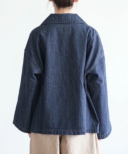 デニムフィッシャーマンプルオーバー（シャツ/ブラウス）｜solamonat