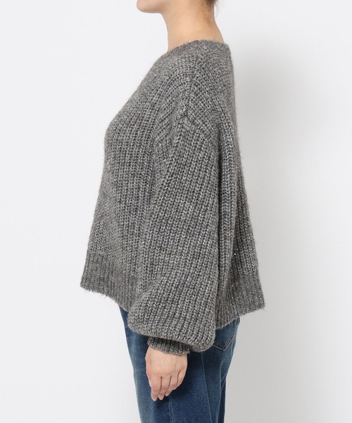 LOWRYS FARM（ローリーズファーム）の「スパンコールニットプルオーバーＬＳ　600406（ニット/セーター・レディース・ベージュ/ライトグレー/チャコールグレー/ブルー・FREE）」の18枚目の写真