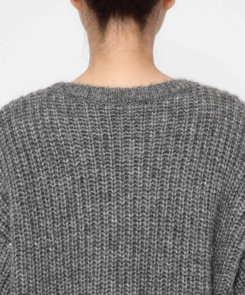 LOWRYS FARM（ローリーズファーム）の「スパンコールニットプルオーバーＬＳ　600406（ニット/セーター・レディース・ベージュ/ライトグレー/チャコールグレー/ブルー・FREE）」の20枚目の写真