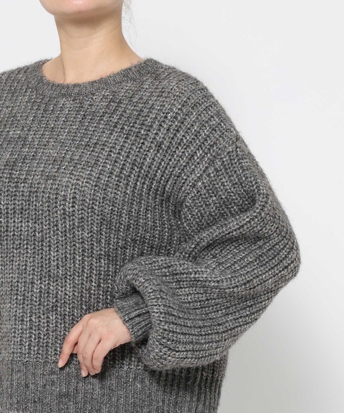 LOWRYS FARM（ローリーズファーム）の「スパンコールニットプルオーバーＬＳ　600406（ニット/セーター・レディース・ベージュ/ライトグレー/チャコールグレー/ブルー・FREE）」の22枚目の写真