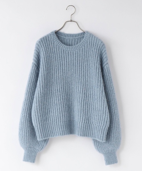 LOWRYS FARM（ローリーズファーム）の「スパンコールニットプルオーバーＬＳ　600406（ニット/セーター・レディース・ベージュ/ライトグレー/チャコールグレー/ブルー・FREE）」の16枚目の写真