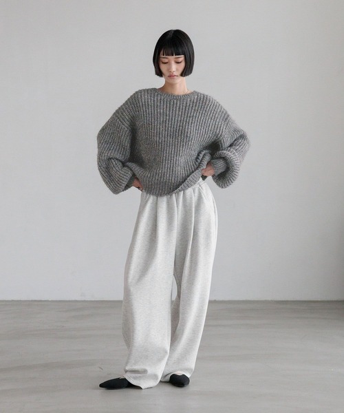 LOWRYS FARM（ローリーズファーム）の「スパンコールニットプルオーバーＬＳ　600406（ニット/セーター・レディース・ベージュ/ライトグレー/チャコールグレー/ブルー・FREE）」の5枚目の写真