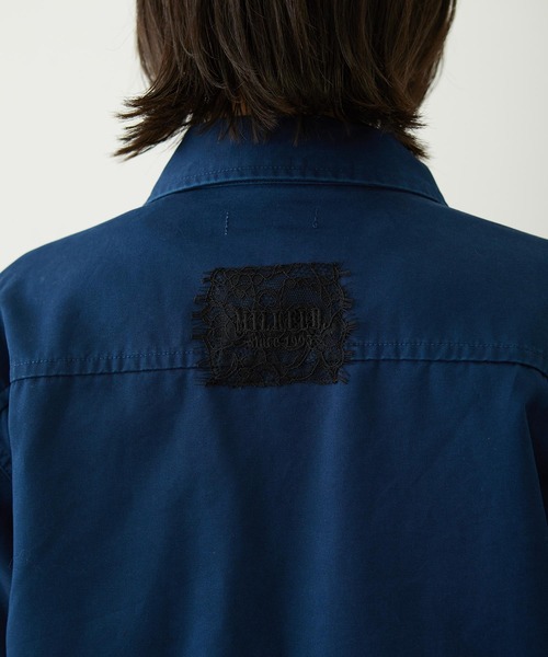 MILKFED.（ミルクフェド）の「PATCHED UTILITY SHIRT（シャツ/ブラウス・レディース・オリーブ/ベージュ/ネイビー・ONE SIZE）」の10枚目の写真
