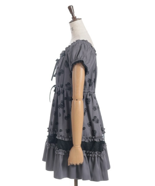 axes femme（アクシーズファム）の「フロッキーローズチュニック（チュニック・レディース・ブラウン/ワイン/グレー・FREE）」の16枚目の写真