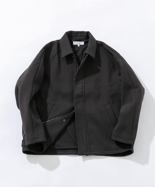 URBAN RESEARCH ROSSO MEN(アーバンリサーチロッソメン)の「『XLサイズあり』light meltonブルゾン(ブルゾン・メンズ・ブラック/チャコールグレー/ネイビー/ブラウン・LARGE/X-LARGE/MEDIUM)」の5枚目の写真