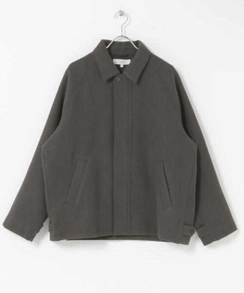 URBAN RESEARCH ROSSO MEN(アーバンリサーチロッソメン)の「『XLサイズあり』light meltonブルゾン(ブルゾン・メンズ・ブラック/チャコールグレー/ネイビー/ブラウン・LARGE/X-LARGE/MEDIUM)」の6枚目の写真