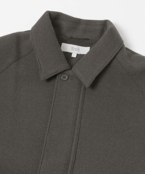 URBAN RESEARCH ROSSO MEN(アーバンリサーチロッソメン)の「『XLサイズあり』light meltonブルゾン(ブルゾン・メンズ・ブラック/チャコールグレー/ネイビー/ブラウン・LARGE/X-LARGE/MEDIUM)」の7枚目の写真