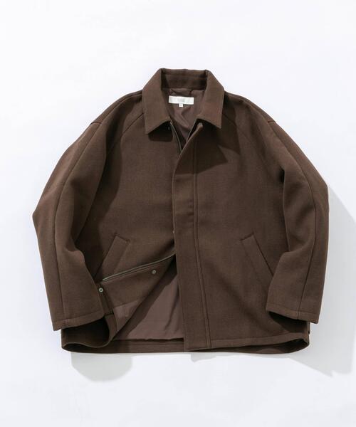 URBAN RESEARCH ROSSO MEN(アーバンリサーチロッソメン)の「『XLサイズあり』light meltonブルゾン(ブルゾン・メンズ・ブラック/チャコールグレー/ネイビー/ブラウン・LARGE/X-LARGE/MEDIUM)」の13枚目の写真