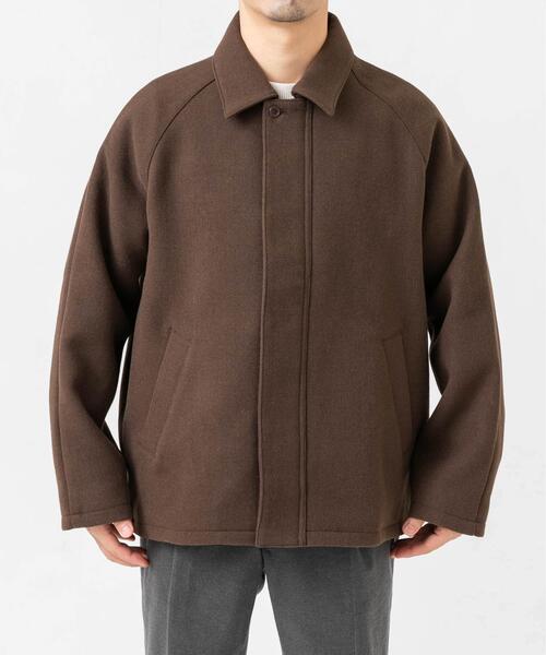 URBAN RESEARCH ROSSO MEN(アーバンリサーチロッソメン)の「『XLサイズあり』light meltonブルゾン(ブルゾン・メンズ・ブラック/チャコールグレー/ネイビー/ブラウン・LARGE/X-LARGE/MEDIUM)」の14枚目の写真