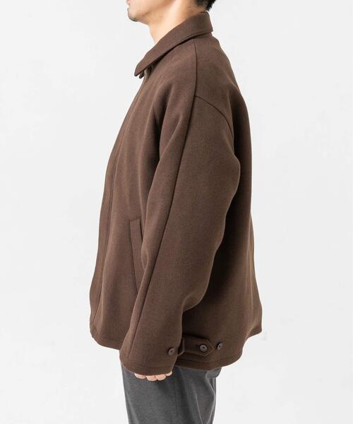 URBAN RESEARCH ROSSO MEN(アーバンリサーチロッソメン)の「『XLサイズあり』light meltonブルゾン(ブルゾン・メンズ・ブラック/チャコールグレー/ネイビー/ブラウン・LARGE/X-LARGE/MEDIUM)」の15枚目の写真