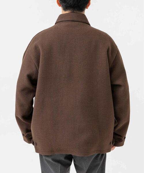 URBAN RESEARCH ROSSO MEN(アーバンリサーチロッソメン)の「『XLサイズあり』light meltonブルゾン(ブルゾン・メンズ・ブラック/チャコールグレー/ネイビー/ブラウン・LARGE/X-LARGE/MEDIUM)」の16枚目の写真