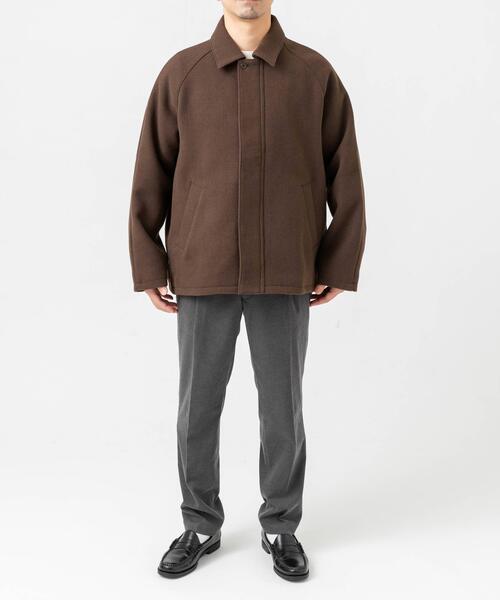 URBAN RESEARCH ROSSO MEN(アーバンリサーチロッソメン)の「『XLサイズあり』light meltonブルゾン(ブルゾン・メンズ・ブラック/チャコールグレー/ネイビー/ブラウン・LARGE/X-LARGE/MEDIUM)」の17枚目の写真