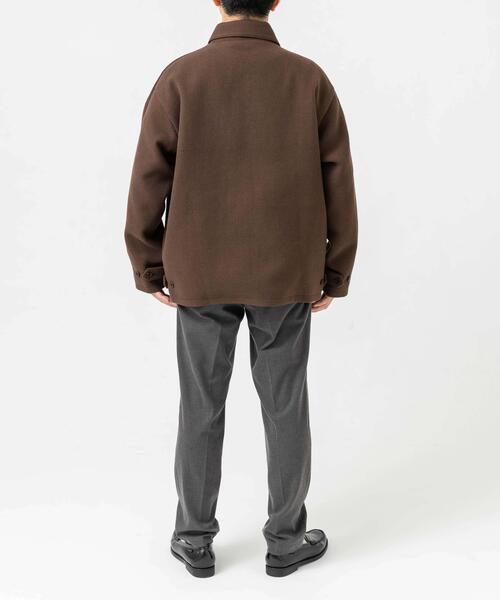 URBAN RESEARCH ROSSO MEN(アーバンリサーチロッソメン)の「『XLサイズあり』light meltonブルゾン(ブルゾン・メンズ・ブラック/チャコールグレー/ネイビー/ブラウン・LARGE/X-LARGE/MEDIUM)」の19枚目の写真