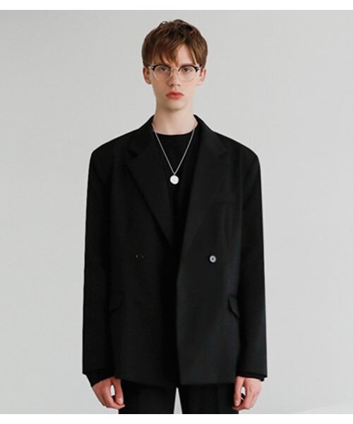 AVANDRESS(アバンドレス )の「ドレスツーボタンダブルオーバーブレザー ブラック(テーラードジャケット・レディース・その他・LARGE/MEDIUM)」の5枚目の写真