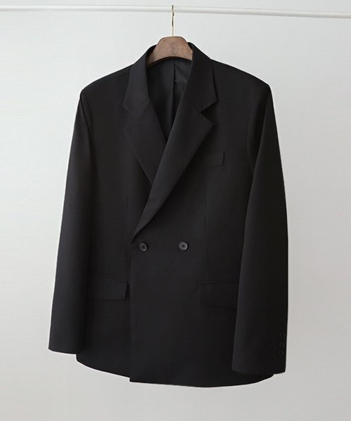 AVANDRESS(アバンドレス )の「ドレスツーボタンダブルオーバーブレザー ブラック(テーラードジャケット・レディース・その他・LARGE/MEDIUM)」の9枚目の写真