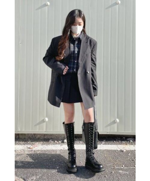 AVANDRESS(アバンドレス )の「ドレスツーボタンダブルオーバーブレザー ブラック(テーラードジャケット・レディース・その他・LARGE/MEDIUM)」の16枚目の写真