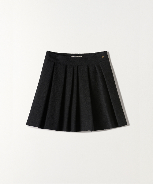 TTUDEMENT(トュードメント)の「TWEED PINTUCK MINI SKIRT BLACK(スカート・レディース・その他・SMALL/MEDIUM/LARGE)」の3枚目の写真