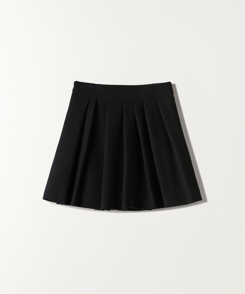 TTUDEMENT(トュードメント)の「TWEED PINTUCK MINI SKIRT BLACK(スカート・レディース・その他・SMALL/MEDIUM/LARGE)」の4枚目の写真